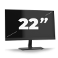 22 tommer skærm - DisplayPort - DVI - VGA