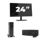 Atrust t176L USFF - Intel Atom x5-E8000 - 8GB RAM - 256GB SSD - Windows 11 + 1x 24 tommer Monitor