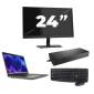 Dell Latitude 3440 - Intel Core i3 13. generation - 14 tommer - 16GB RAM - 256GB SSD - Windows 11 Home + 1x 24 tommer skærm