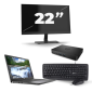 Dell Latitude 7300 - Intel Core i5-8th Generation - 13 tommer - 8GB RAM - 256 GB SSD - Windows 11 + 1x 22 tommer skærm