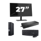 Dell OptiPlex 7070 Micro USFF - Intel Core i7-9. generation - 8 GB RAM - 256 GB SSD - Windows 11 + 1x 27 tommer skærm