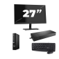 Dell OptiPlex 7080 USFF - Intel Core i3-10. generation - 8 GB RAM - 256 GB SSD - Windows 11 + 1x 27 tommer skærm