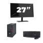 Fujitsu Esprimo P910 Micro Tower - Intel Core i3-3rd Generation - 8 GB RAM - 256 GB SSD - Windows 10 + 1x 27 tommer skærm