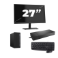 HP EliteDesk 800 G6 Tower - Intel Core i3-10. generation - 8 GB RAM - 256 GB SSD - Windows 11 + 1x 27 tommer skærm
