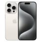 Apple iPhone 15 Pro - 128 GB - Hvid Titanium - 2 års garanti