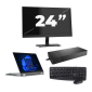 Lenovo Thinkpad L13 Yoga Gen 3 - Intel Core i5 12. generation - 13 tommer - Touch - 16GB RAM - 256GB SSD - Windows 11 Home + 1x 24 tommer skærm