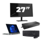 Lenovo Thinkpad L13 Yoga Gen 3 - Intel Core i5 12. generation - 13 tommer - Touch - 16GB RAM - 256GB SSD - Windows 11 Home + 1x 27 tommer skærm