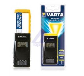 Varta digital batteritester med LCD-display