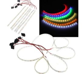 LED-strimmel til case modding, 30cm, blå, 4-benet molex