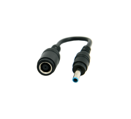 adapterstik til HP hun 7,4x5,0 mm/ HP han 4,5x3,0 mm med centerstift