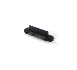 22-benet SATA han-til-hun-adapter, med 90° vinkel
