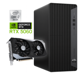 HP Elemitedesk 800 G6 Tower - Intel Core i7-10th Generation - 32 GB RAM - 512 GB SSD - NVIDIA RTX 4060 - WIN11 - Game PC