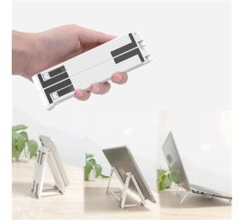 Foldbart aluminiumsstativ til tablet, laptop og telefon