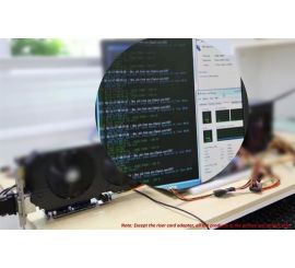 PCI-E 1X til 16X Riser Card Adapter, USB3.0, 4-pin strømforsyning