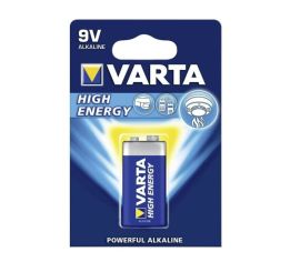 VARTA 9V High Energy Block batteri, LR22, Blister