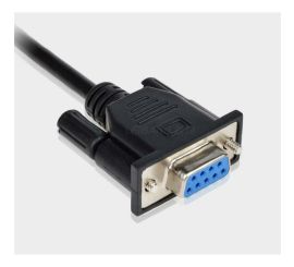 RJ45 han til DB9 (RS232) hunkabel, 1,5M