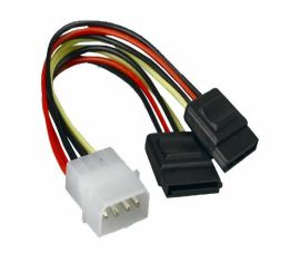 SATA Y-splitter strømkabel