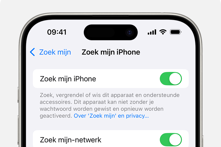 Zoek min iphone